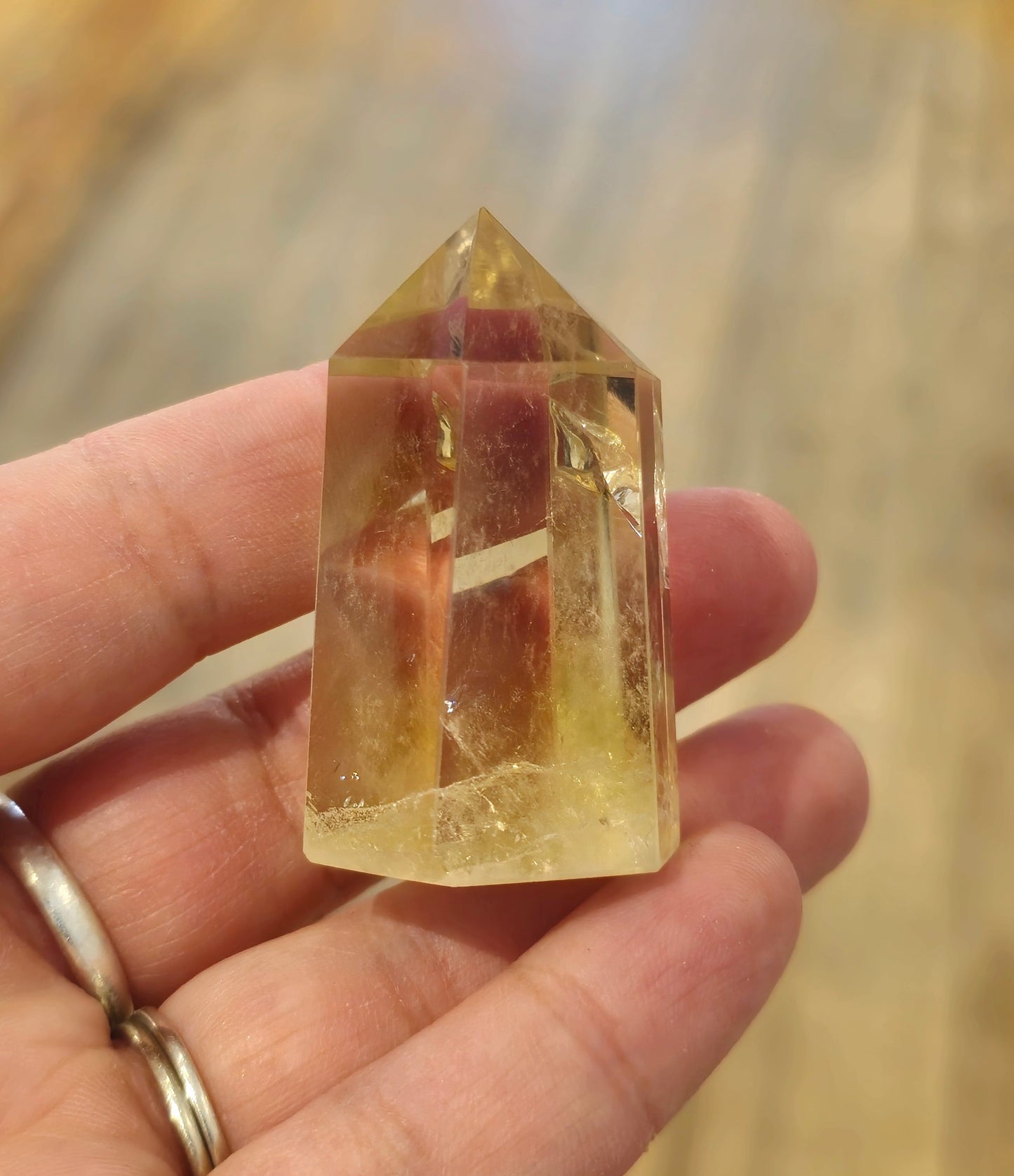 Pointe en Citrine Naturelle