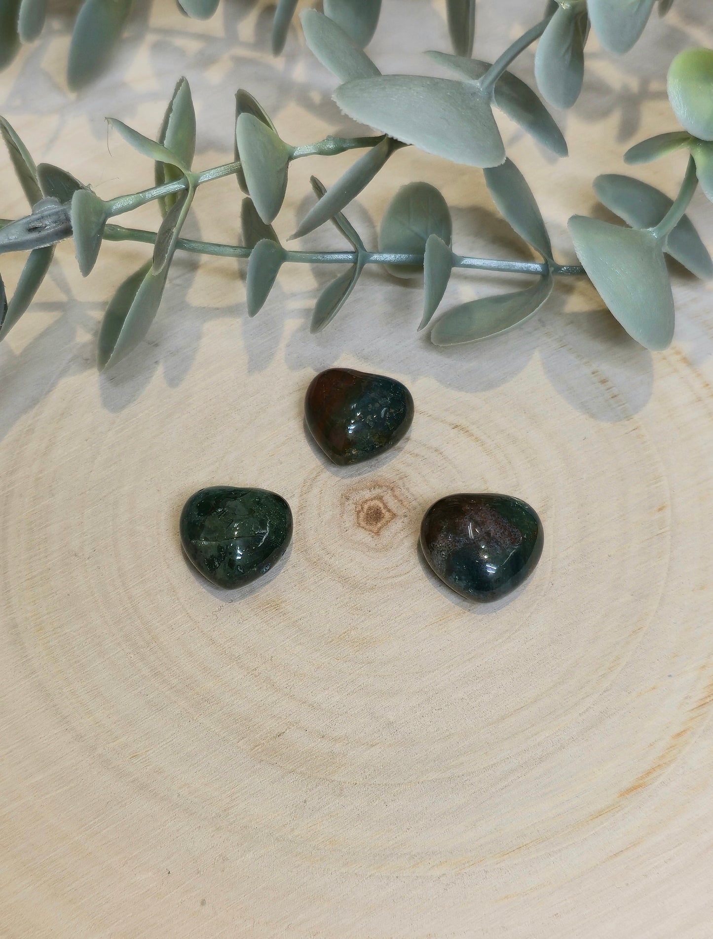 Mini Coeur en Jaspe Fantaisie