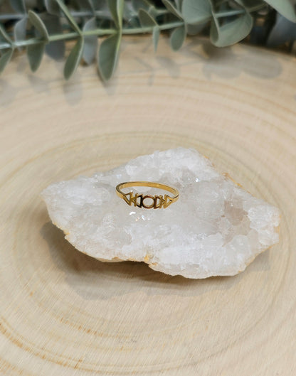 Bague 4 éléments gold