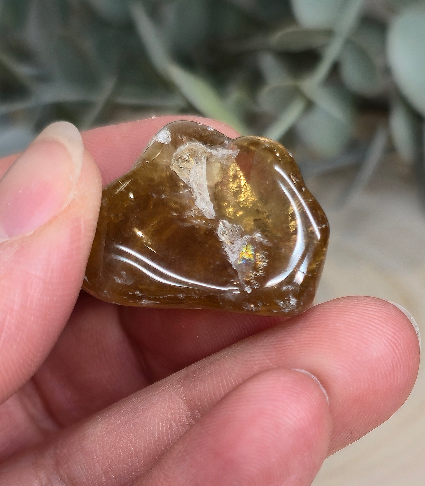 Citrine naturelle du Brésil grade extra barattée