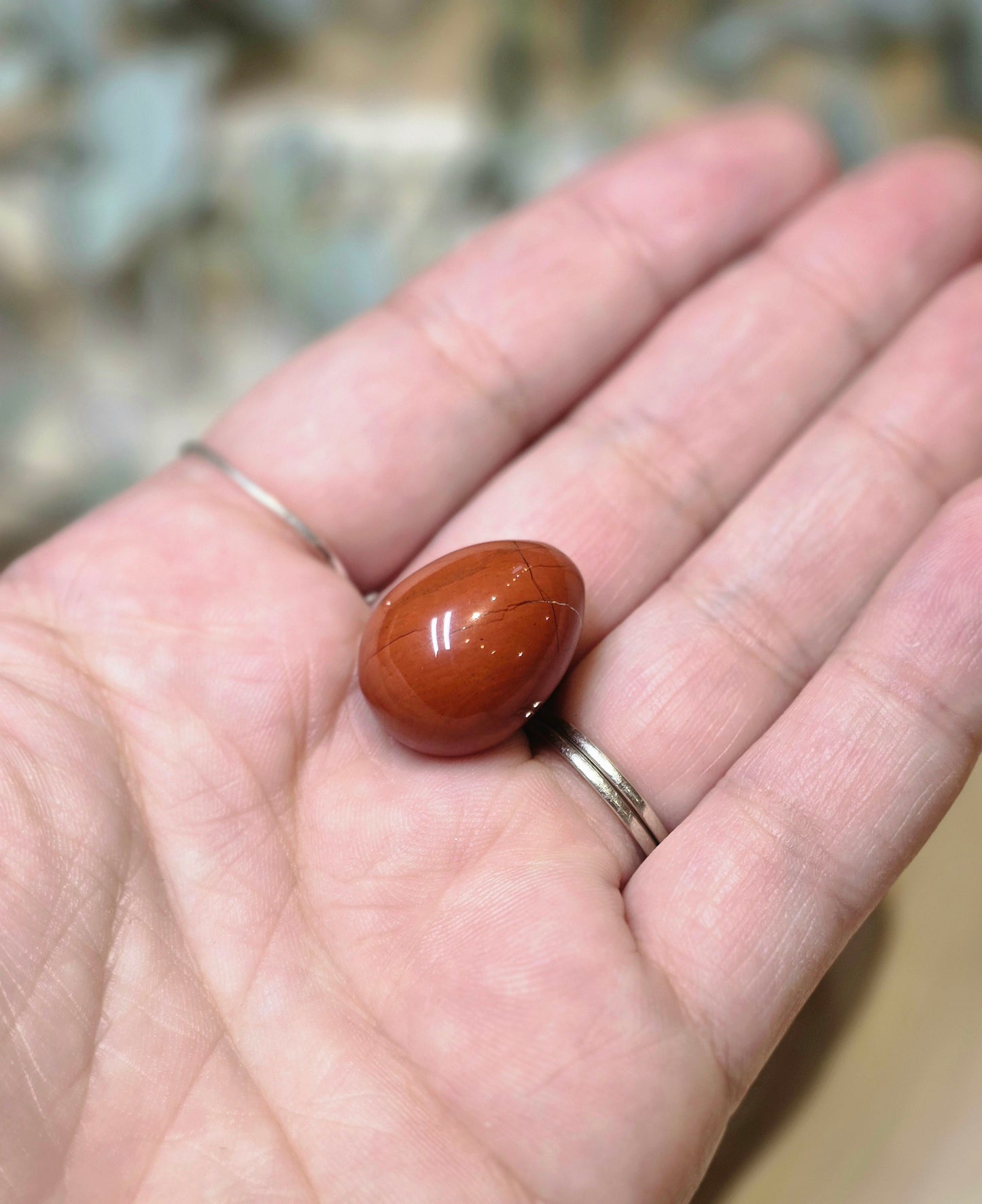 Oeuf en Jaspe rouge