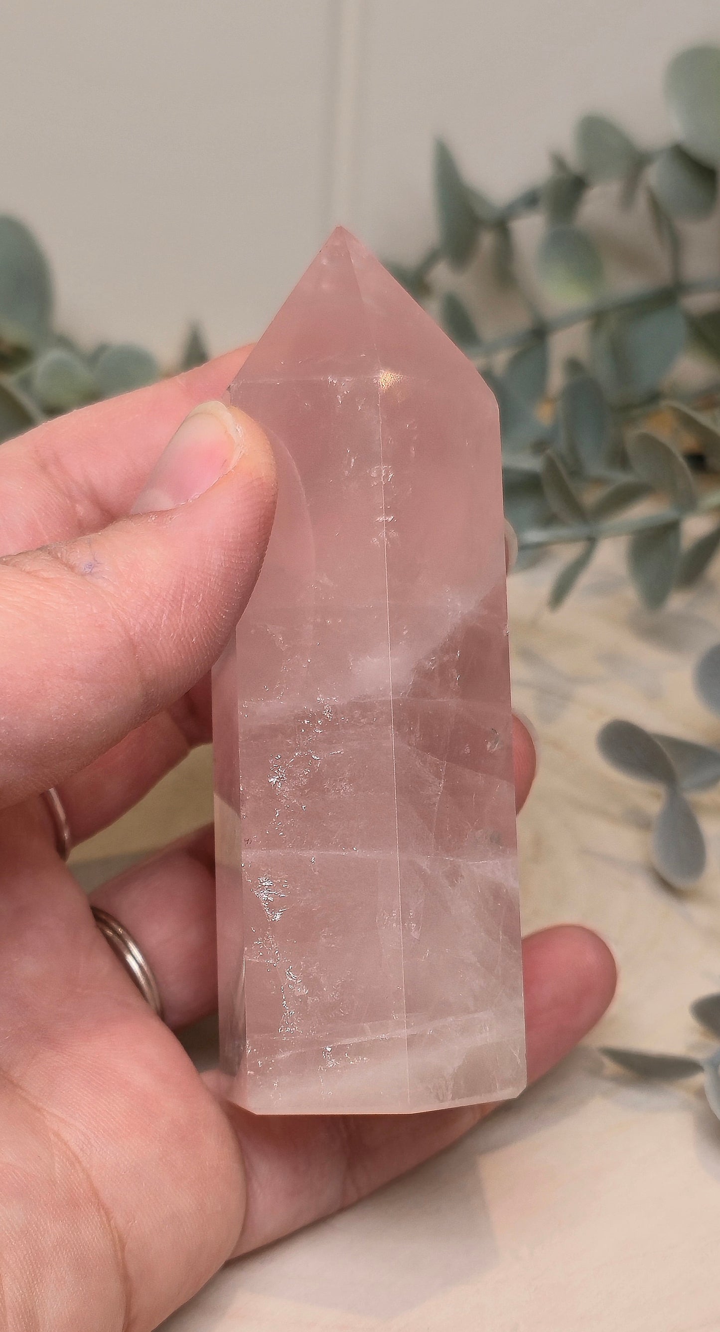 Pointe en Quartz rose