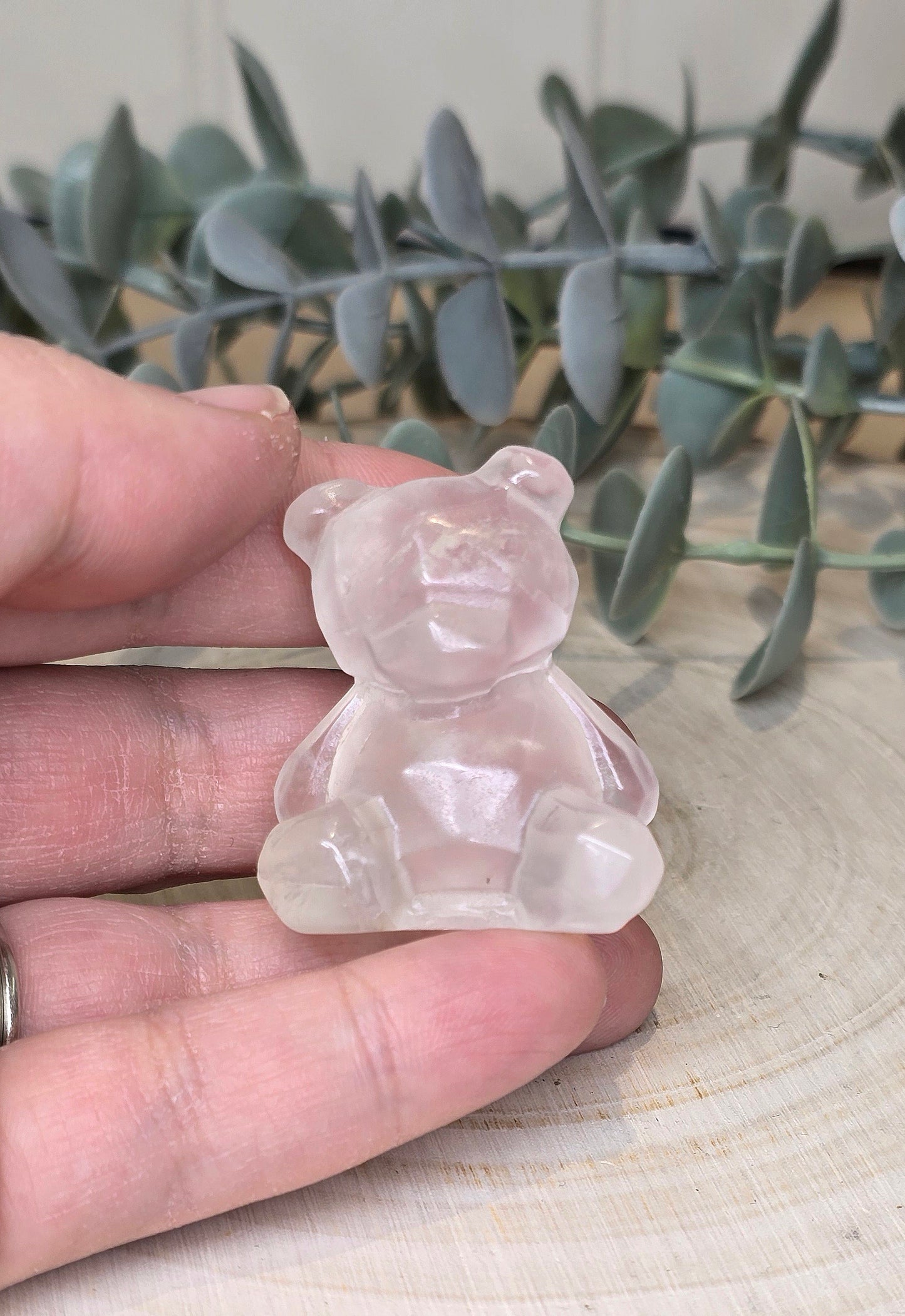 Ourson en Quartz clair