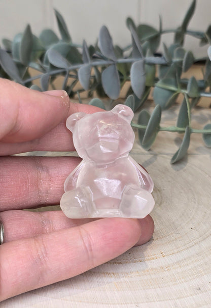 Ourson en Quartz clair