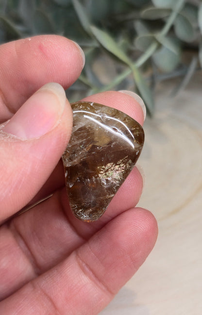 Citrine naturelle du Brésil grade extra barattée
