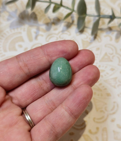 Oeuf en Aventurine verte
