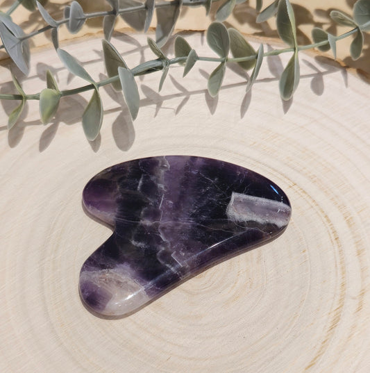 Gua sha pour massage en Améthyste