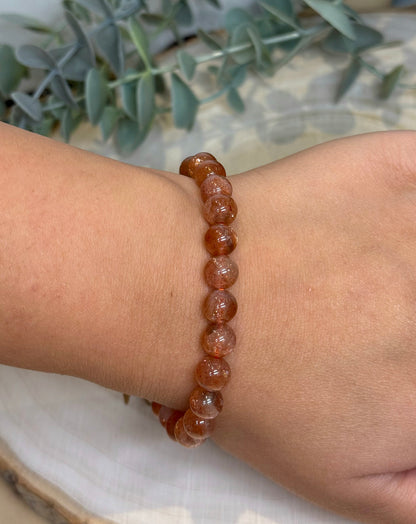 Bracelet Pierre de soleil 7-8mm