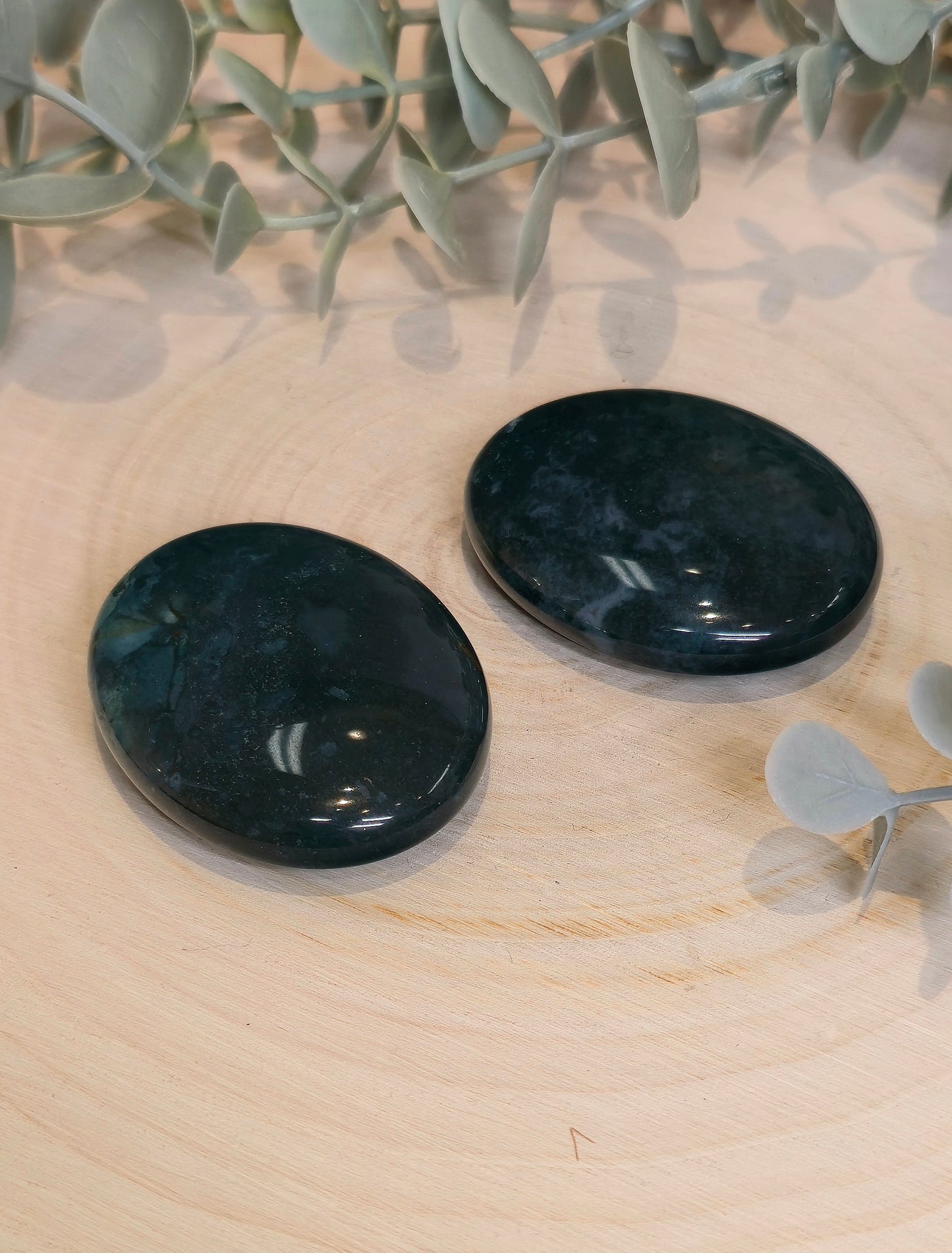 Pierre de paume en Jaspe fantaisie