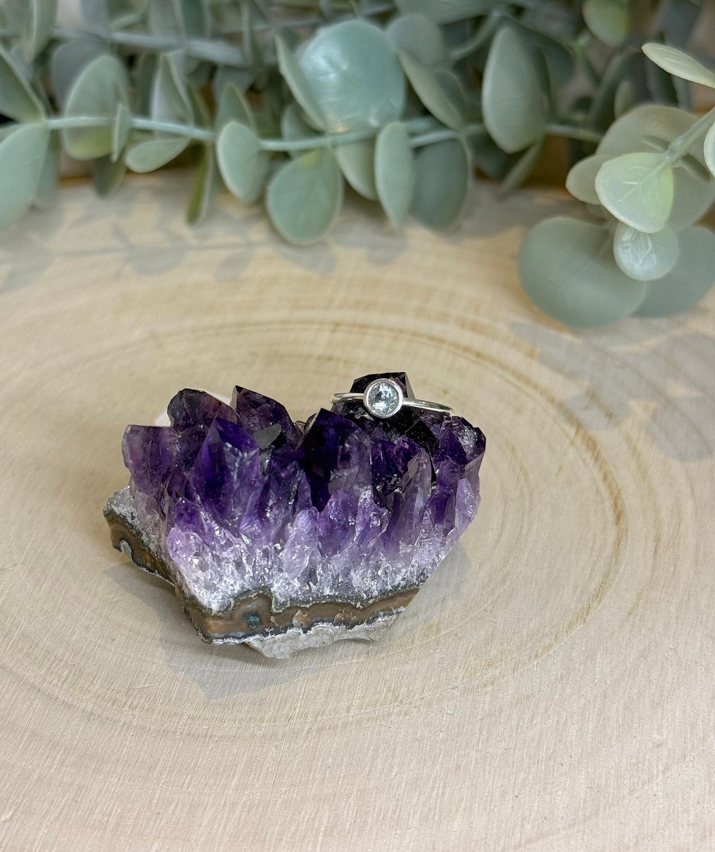 Bague Topaze bleue