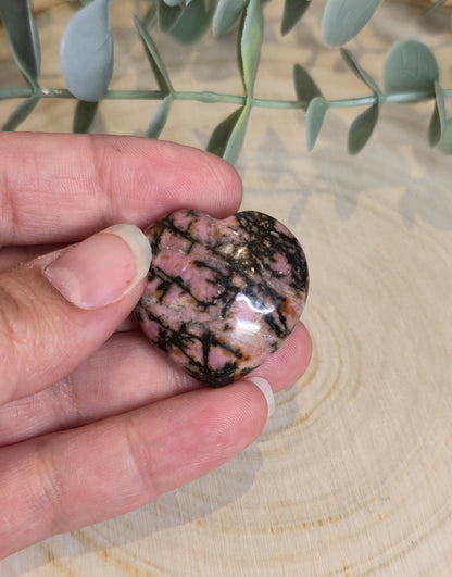 Coeur en Rhodonite