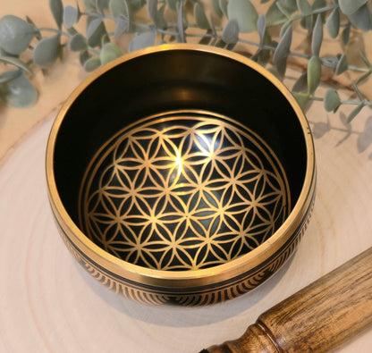 Bol chantant Fleur de vie