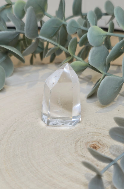 Pointe en Quartz clair de Madagascar