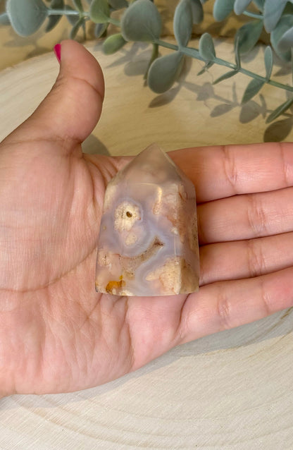 Pointe en Agate fleur de Madagascar