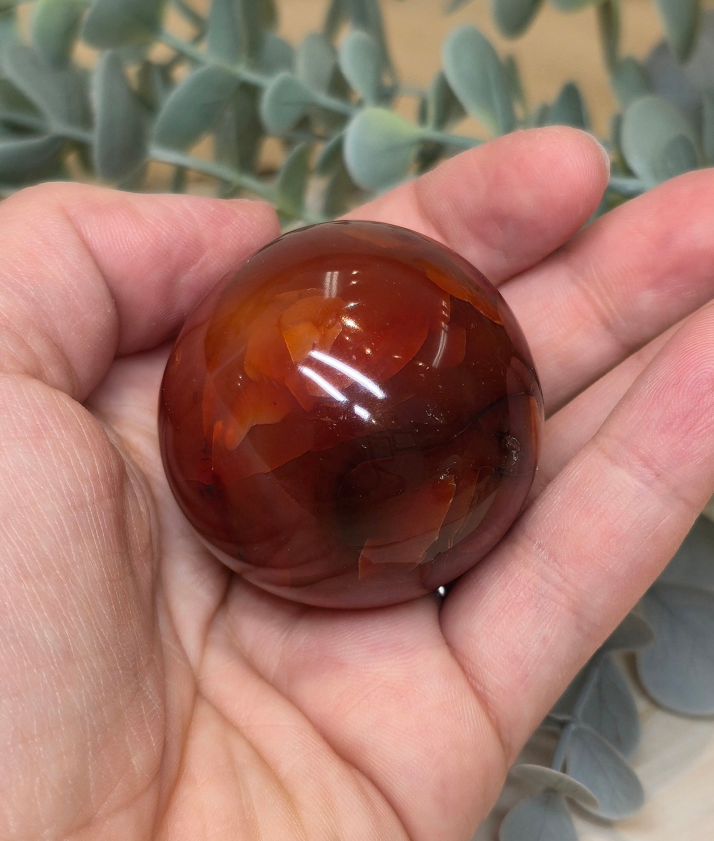 Sphère en Cornaline de Madagascar
