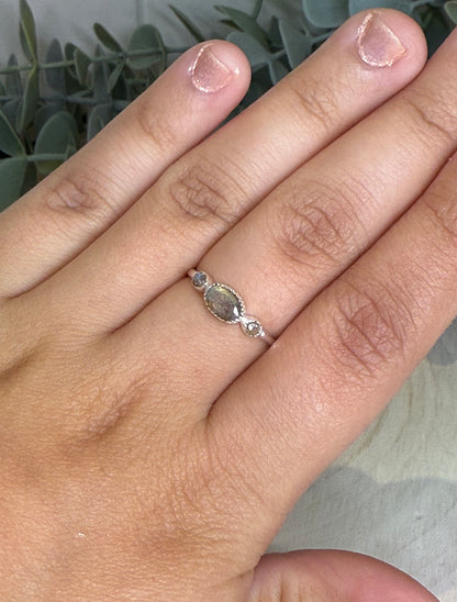 Bague triple Labradorite