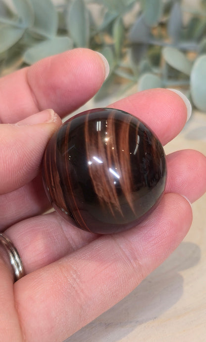 Sphère de Oeil de tigre rouge