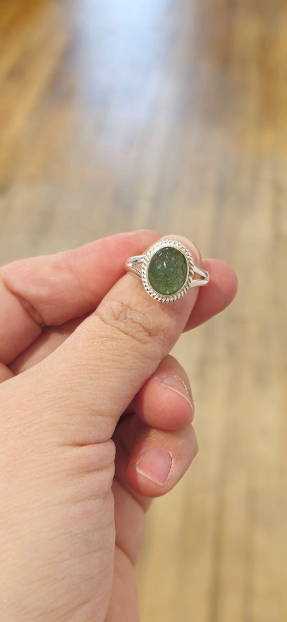 Bague Aventurine verte