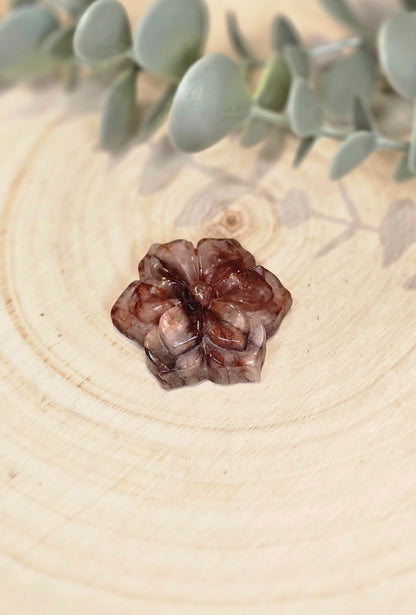Fleur en Quartz feu