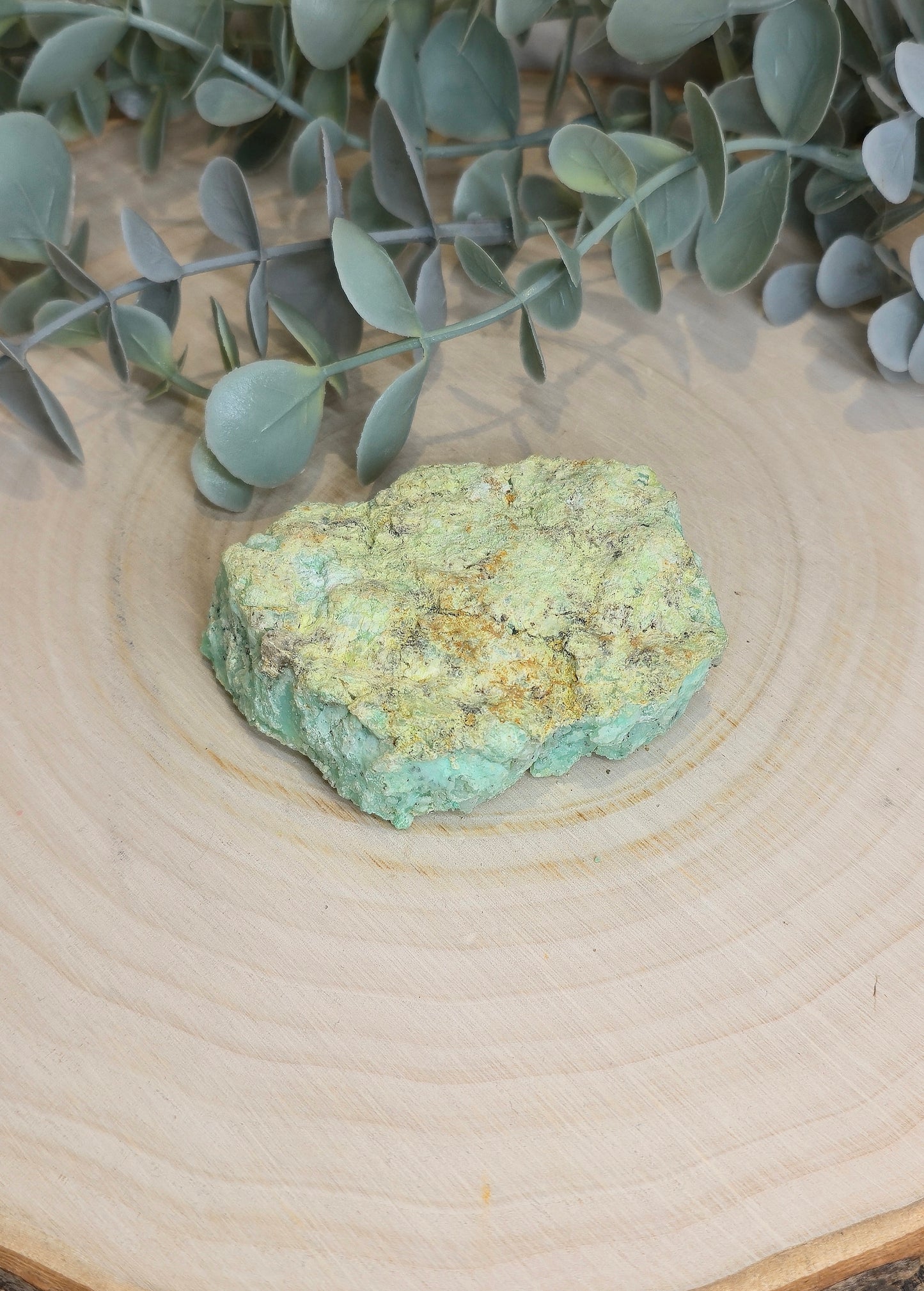 Chrysoprase brute du Brésil