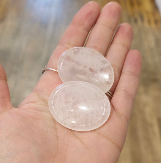 Quartz clair Worry stone