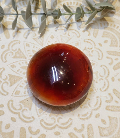 Pierre de paume en Cornaline