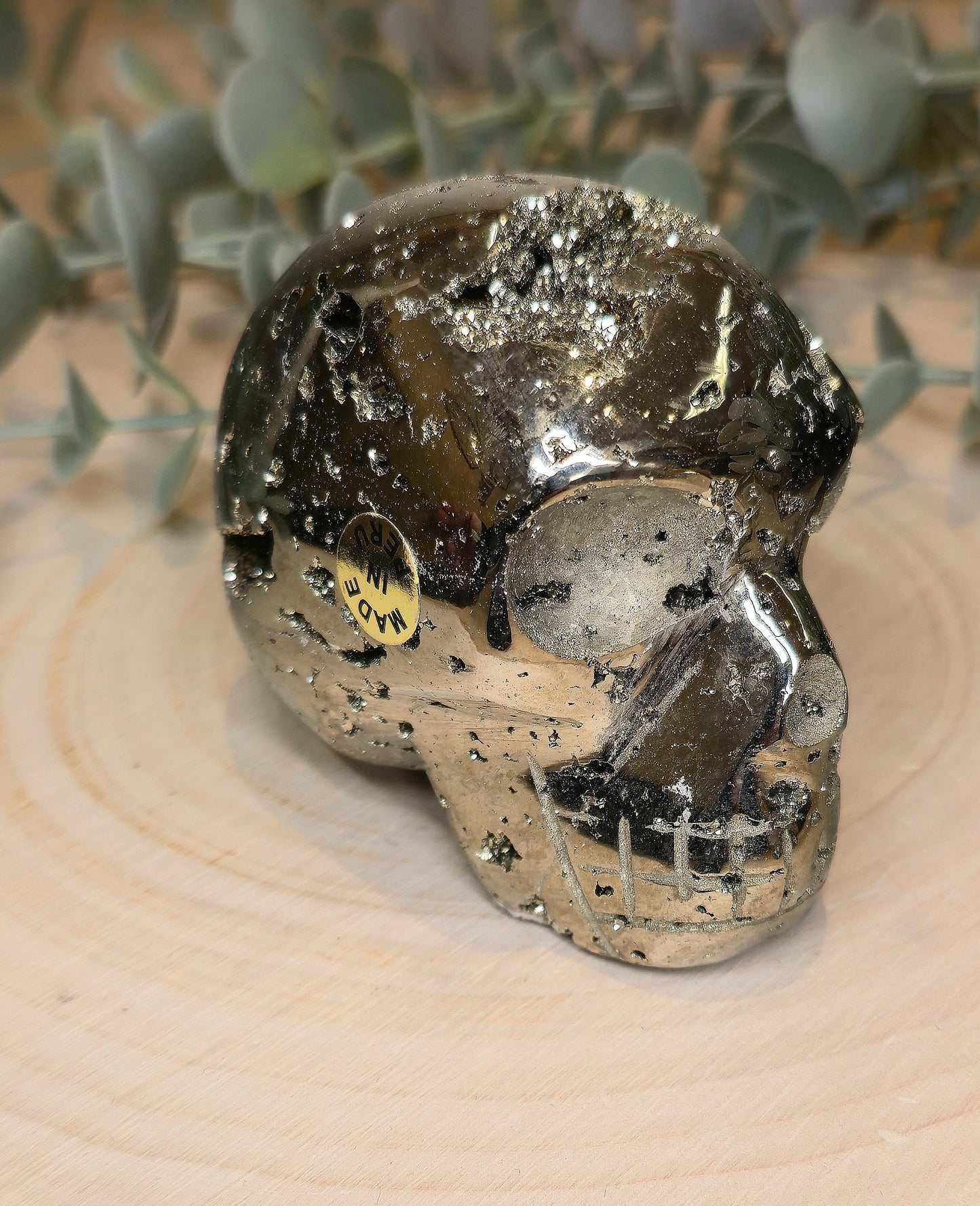 Crâne Pyrite du Pérou