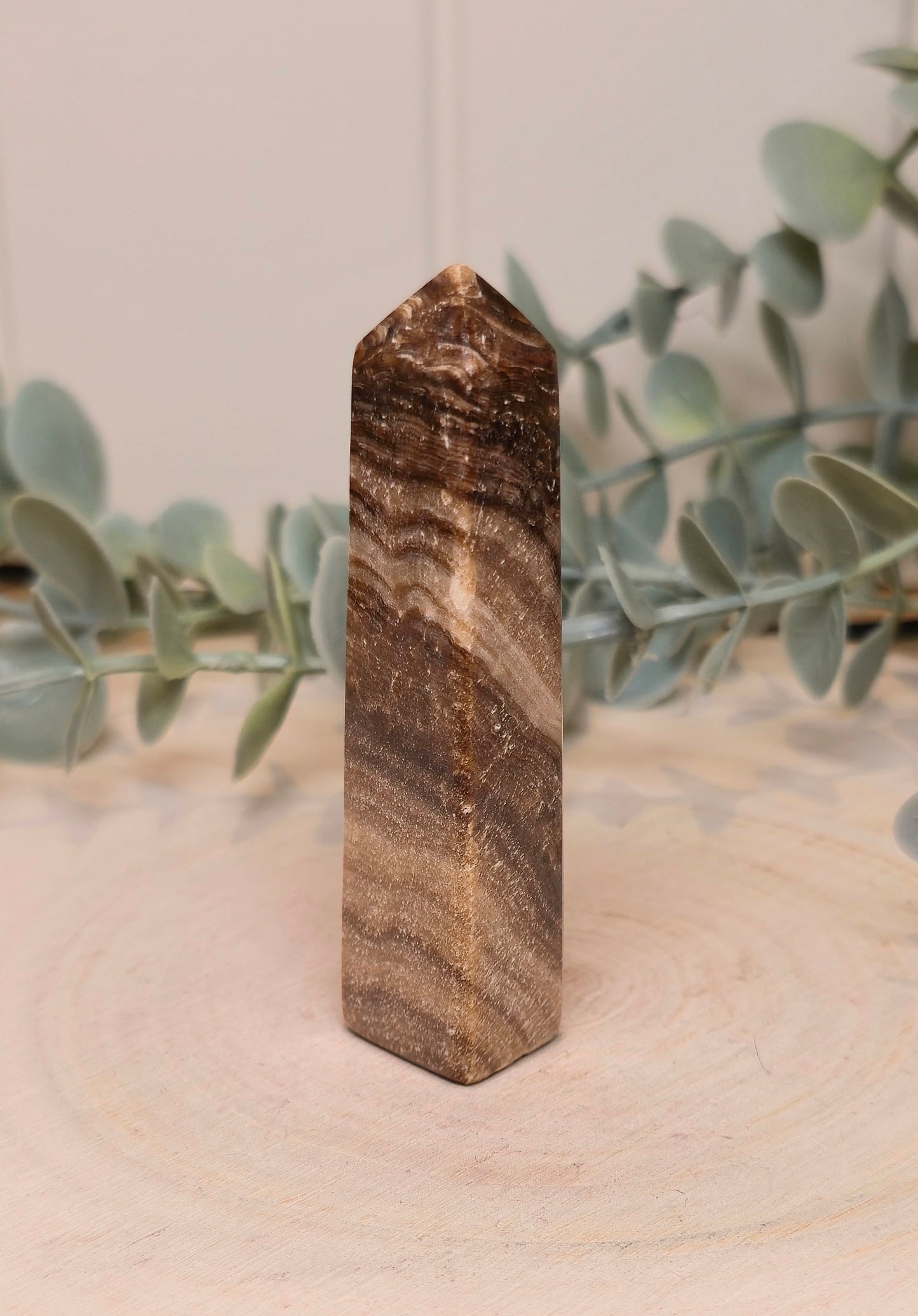 Pointe en Calcite chocolat