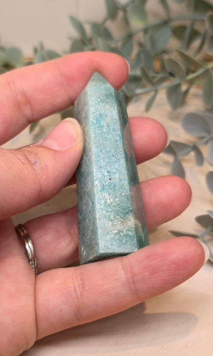 Pointe en Amazonite