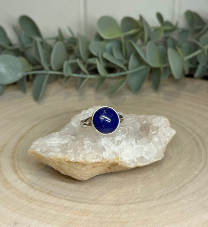 Bague ronde Lapis Lazuli