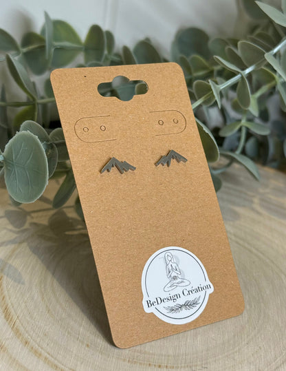 Boucles d’oreilles Montagne