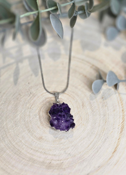 Collier Amas d'Améthyste