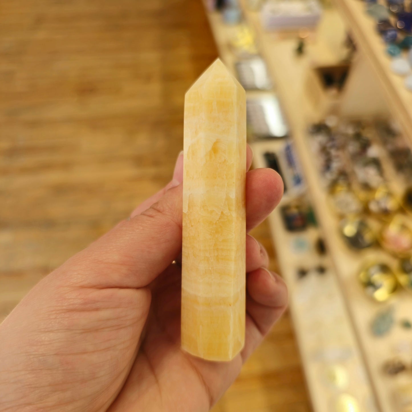 Pointe en Calcite jaune