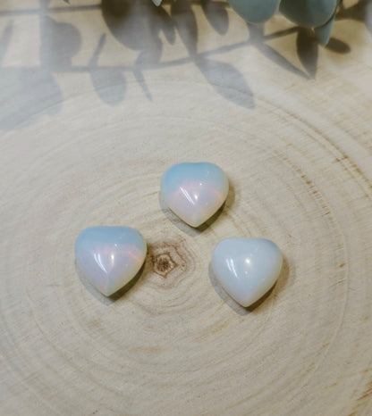 Mini Coeur en Opalite (manmade)