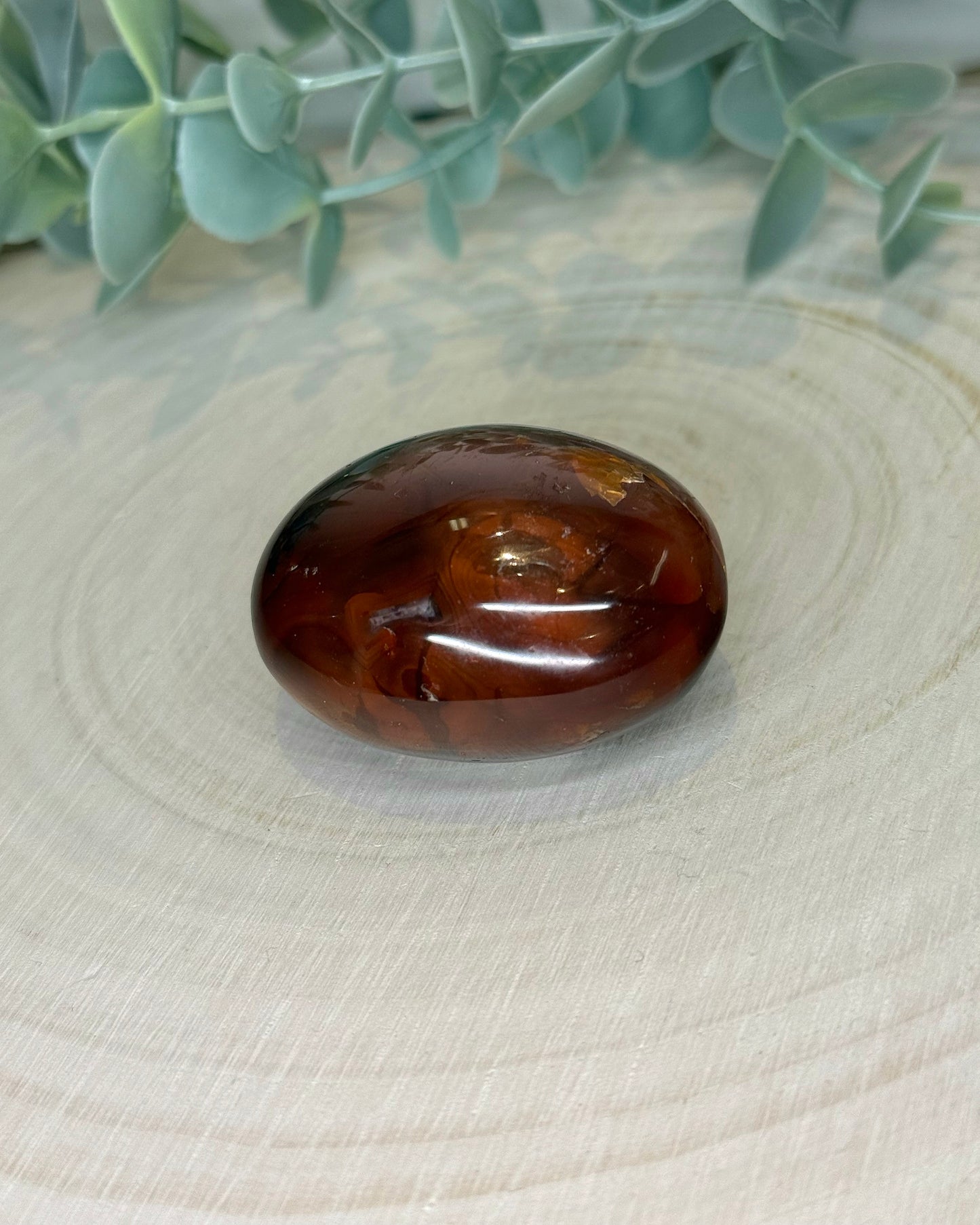 Pierre de paume en Cornaline