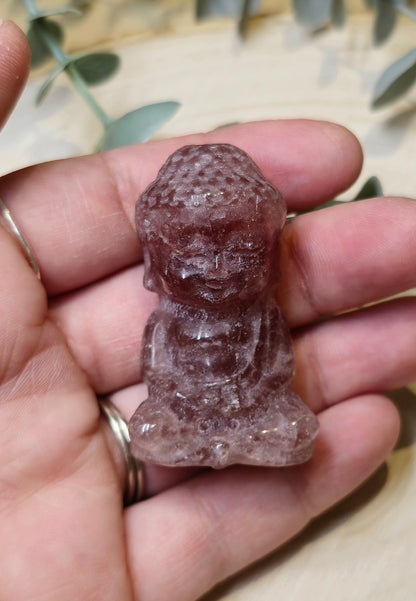 Bouddha Quartz fraise