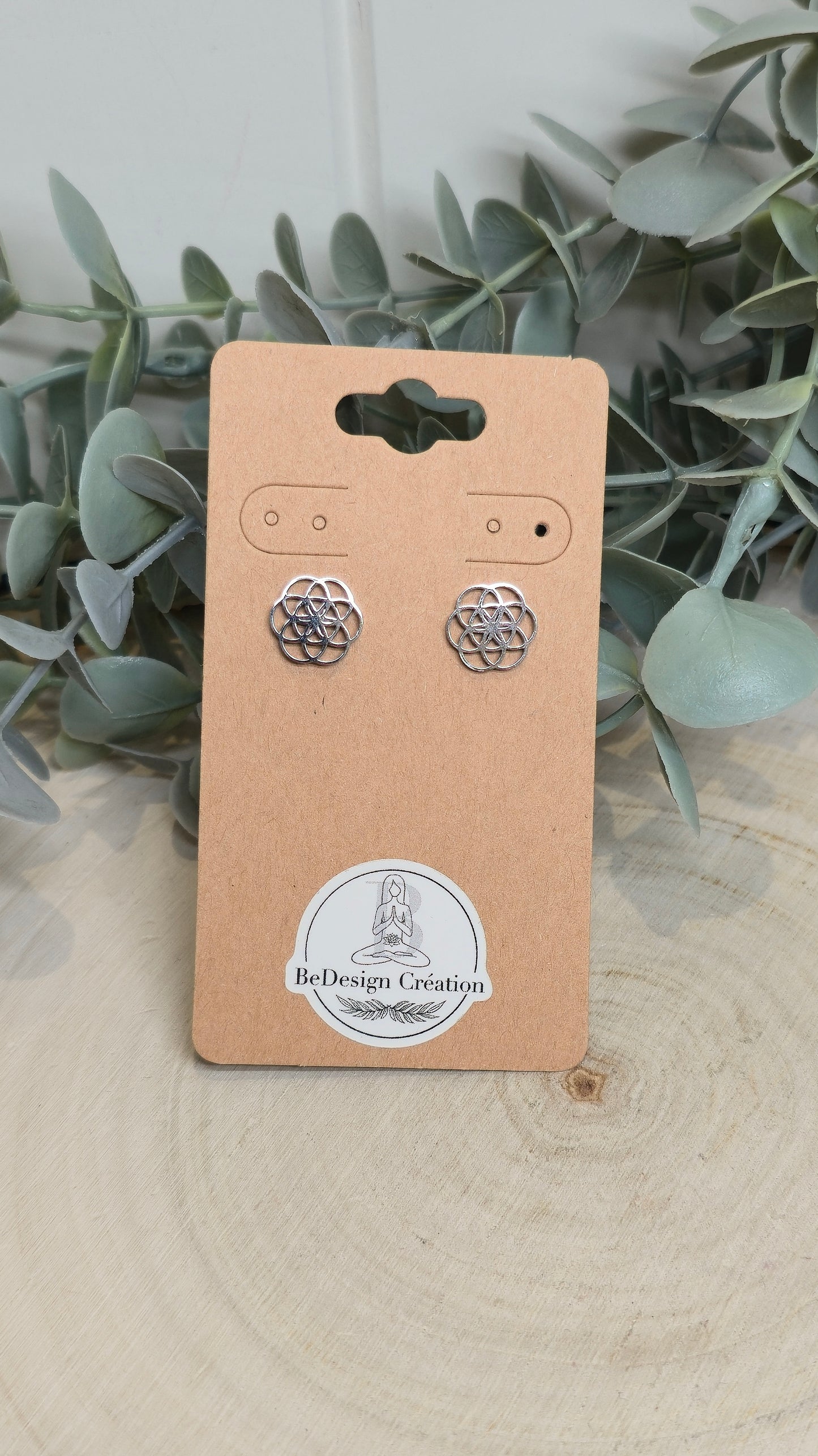 Boucles d’oreilles Graine de vie