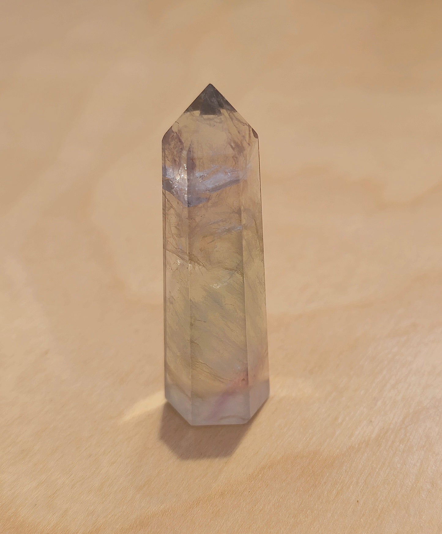 Pointe en Fluorite Verte