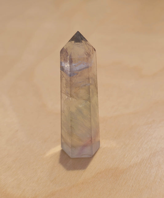 Pointe en Fluorite Verte