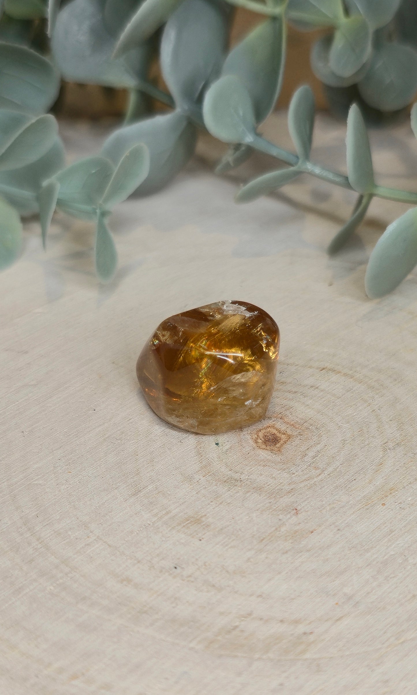 Citrine naturelle du Brésil grade extra barattée