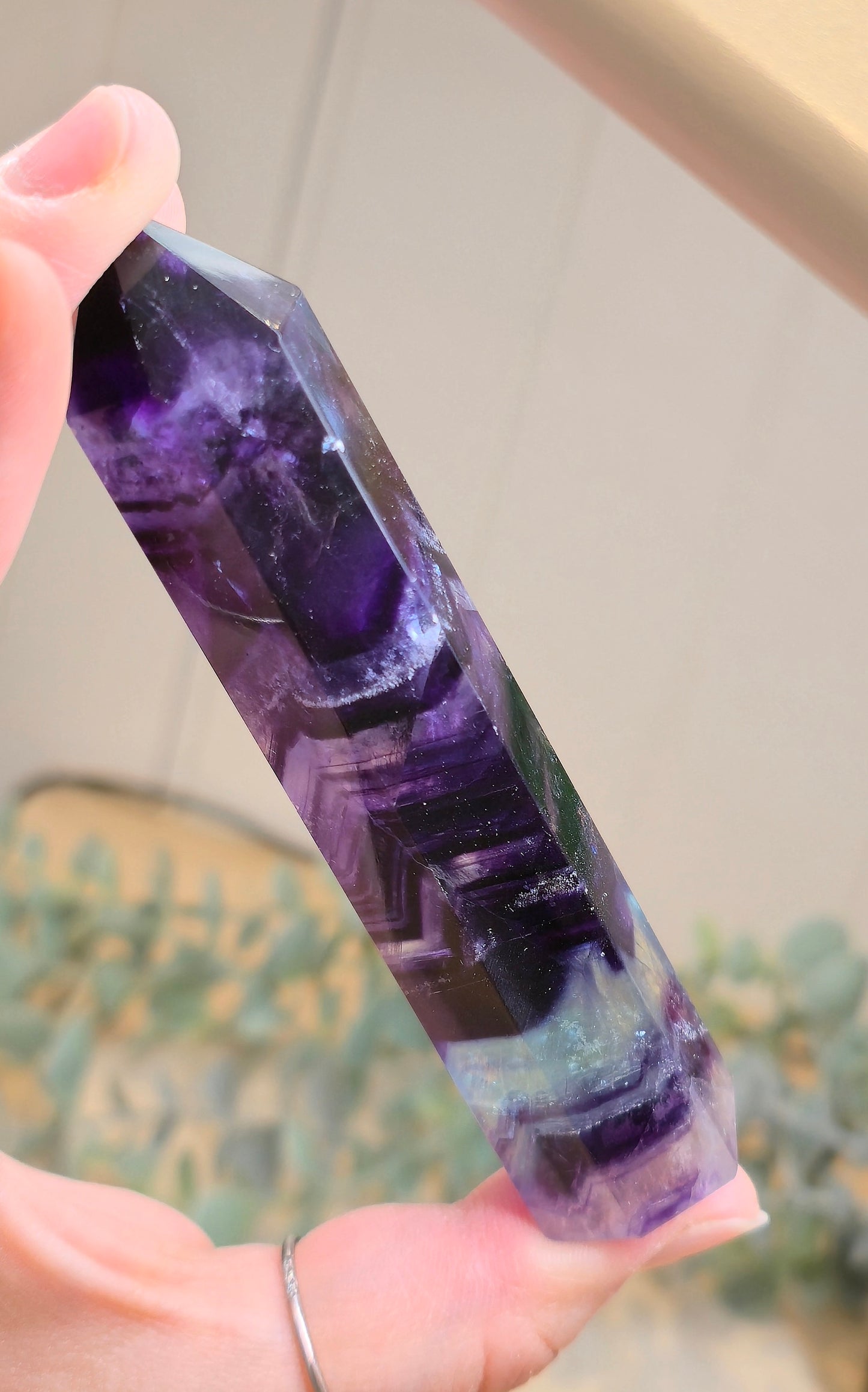 Pointe en Fluorite