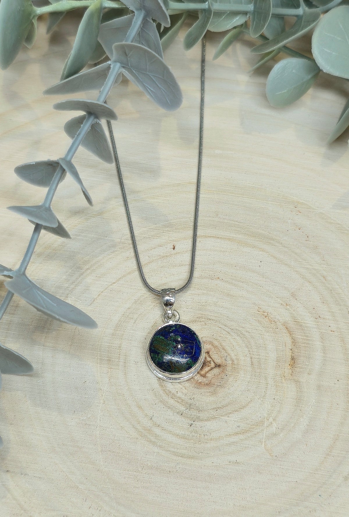 Collier Azurite-Malachite