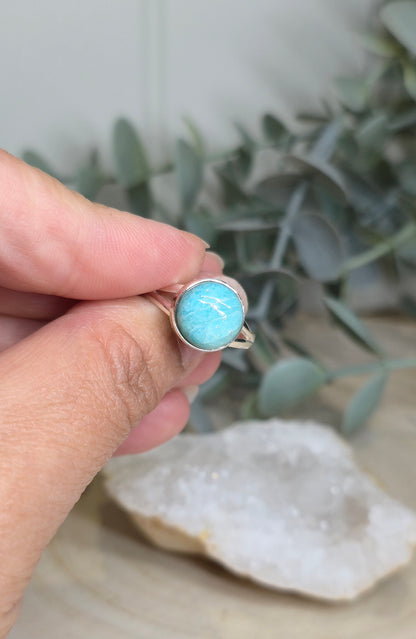 Bague Amazonite