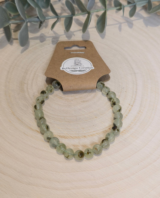 Bracelet Préhnite 6mm