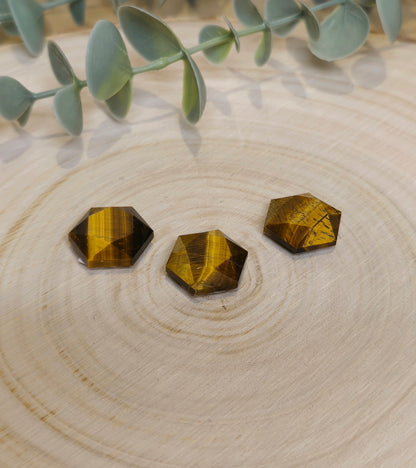 Étoile géométrique en Oeil de tigre