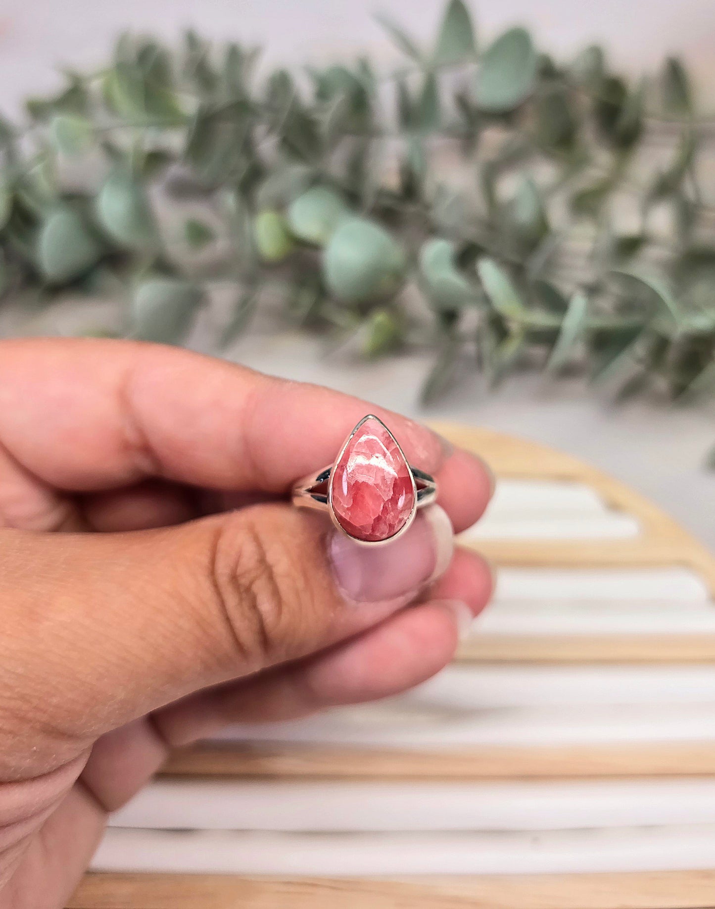 Bague Rhodochrosite