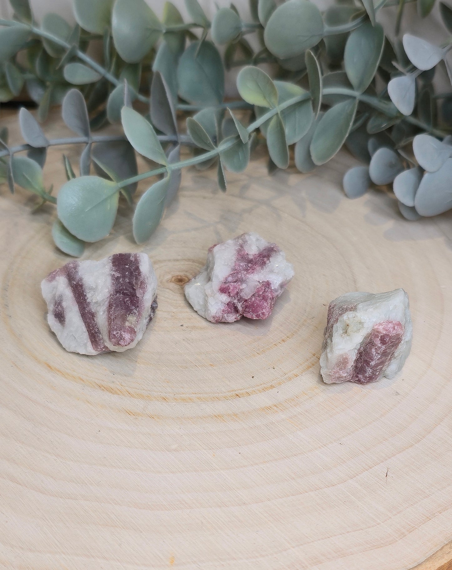 Tourmaline rose brute du Brésil