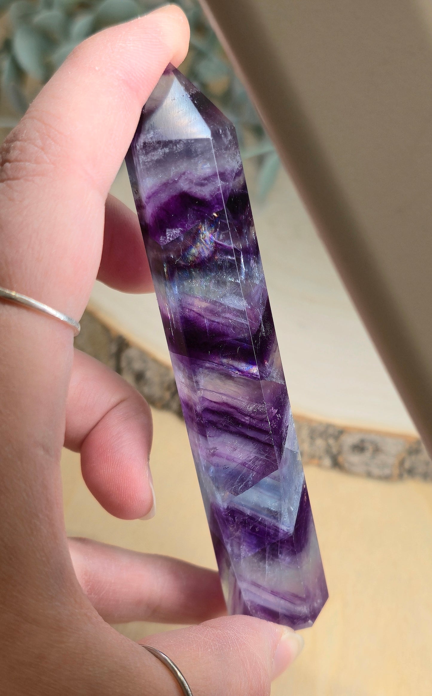 Pointe en Fluorite
