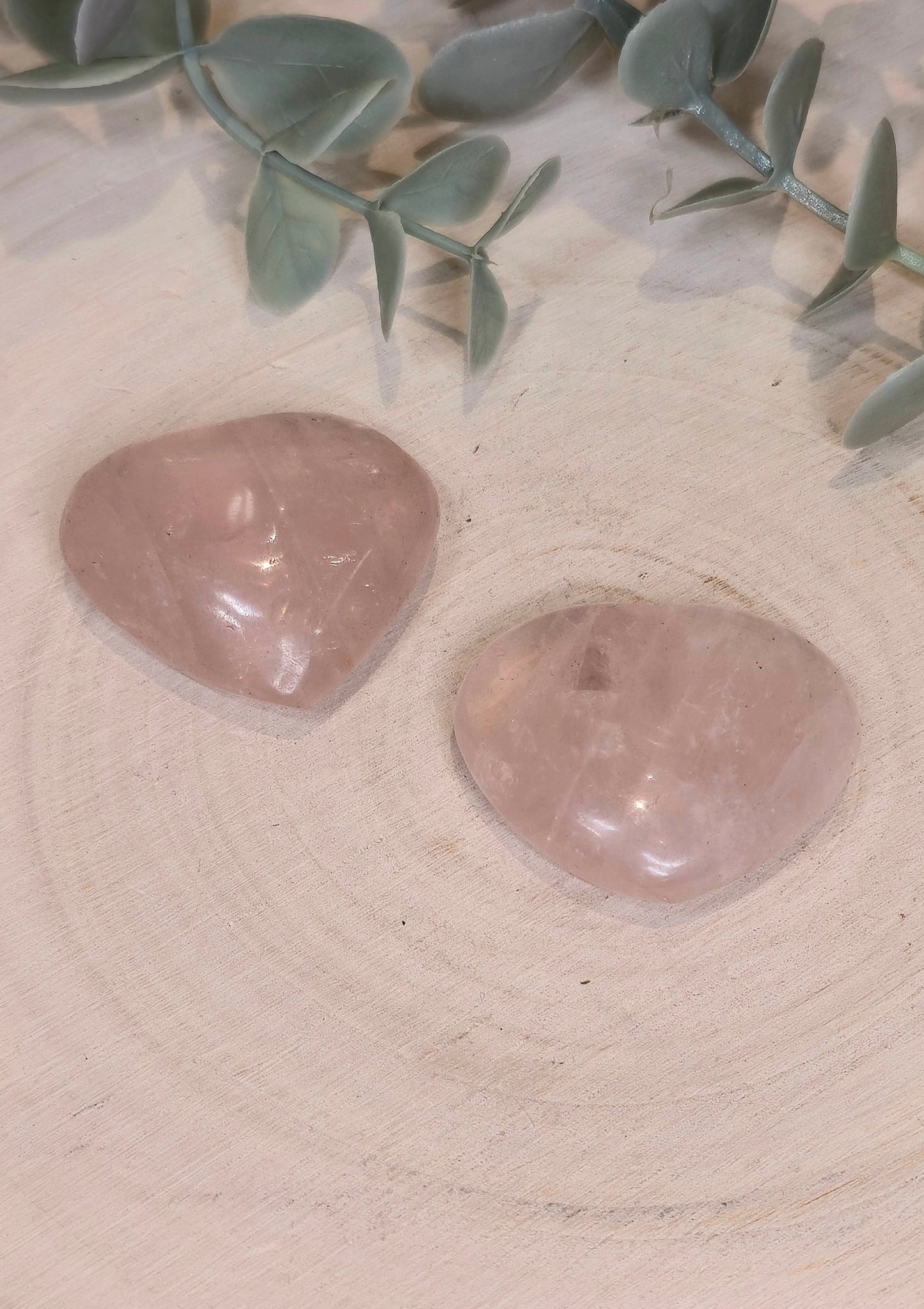 Coeur en Quartz rose