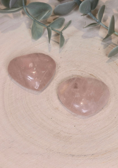 Coeur en Quartz rose